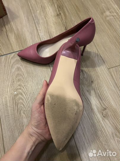 Туфли лодочки натуральная кожа