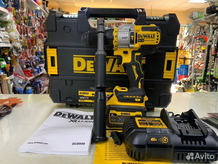 Мощный шуруповерт dewalt DCD999T1 (18В) комплект