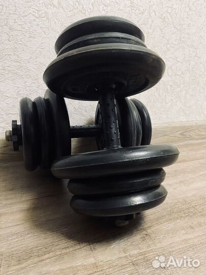 Гантели разборные 41кг (2 х 21кг)