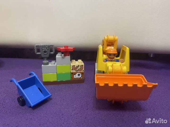 Lego duplo экскаватор-погрузчик 10811 оригинал