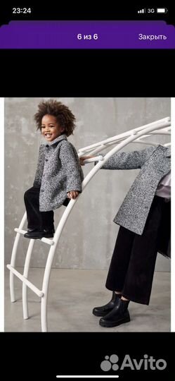 Пальто mango kids 98 см