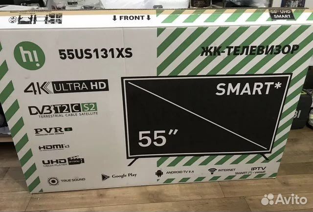 HI 55 Smart 4K WiFi купить в Москве | Электроника | Авито
