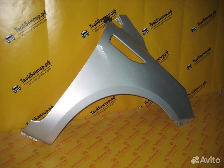 Крыло правое Kia Rio 2011-2017 цвет Серебристый