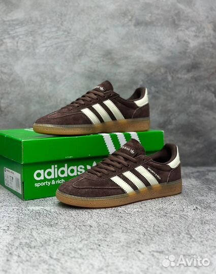 Кроссовки Adidas Sporty Rich Brown