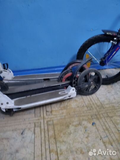 Самокат детский со светящимися колесами