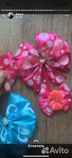 Резинка для волос банты