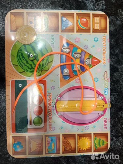 Бизиборд геометрические формы