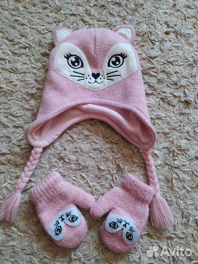 Комплект шапка, шарф