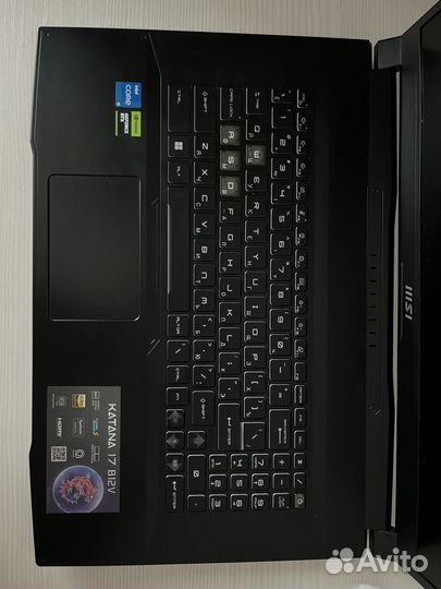 Ноутбук msi katana 17