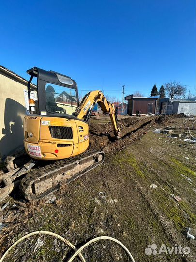 Услуги мини экскаватора, мини погрузчика