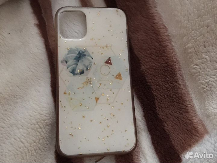 Защитное стекло iPhone 11 глянцевое 2 шт чехол