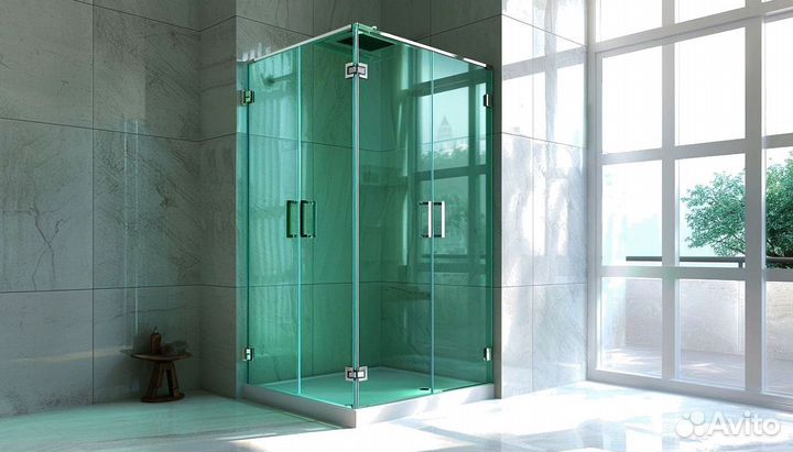 Стеклянная душевая кабина