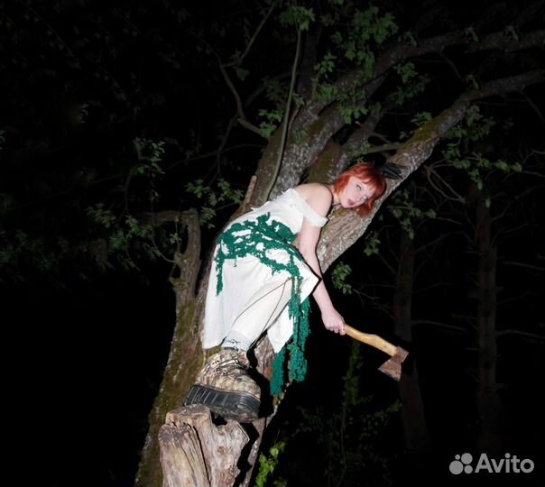 Дизайнерское креативное платье SS23