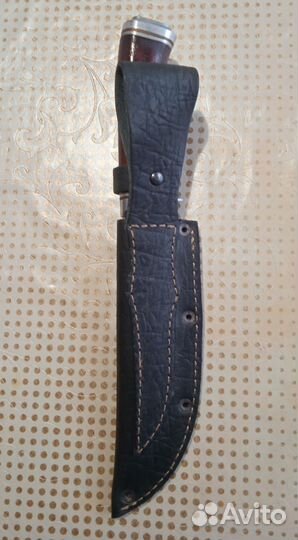Нож охотничий ручной работы в ножнах