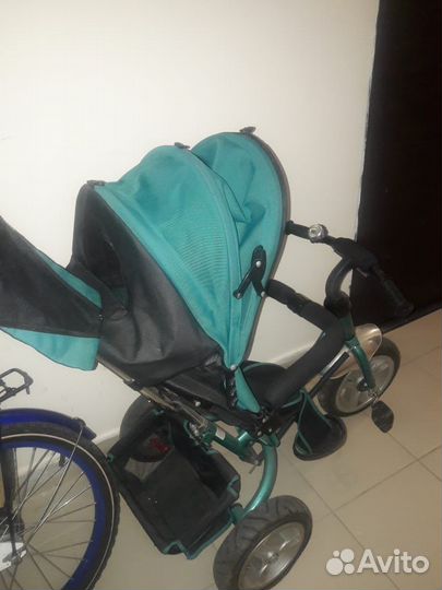 Детский велосипед с ручкой