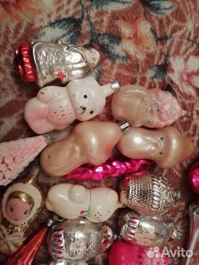Елочные игрушки СССР советские
