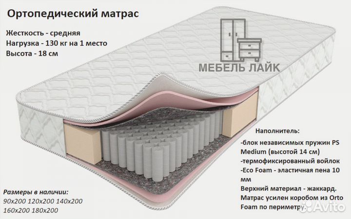 Матрас новый
