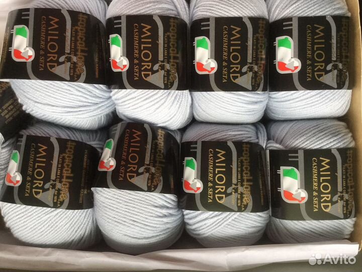 Пряжа шерсть/кашемир/шелк