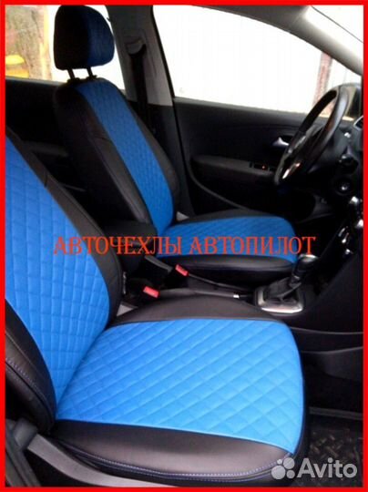 Чехлы Автопилот Volkswagen Polo 5 Sd из экокожи