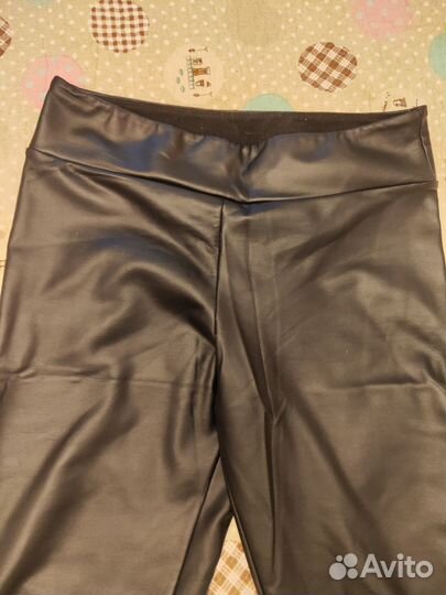 Брюки кожаные