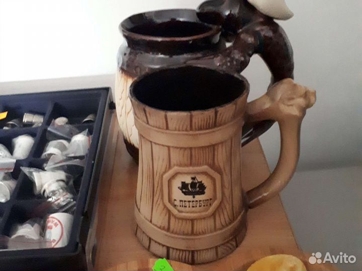 Немецкие бутылки.пробки.кружки.наперстки