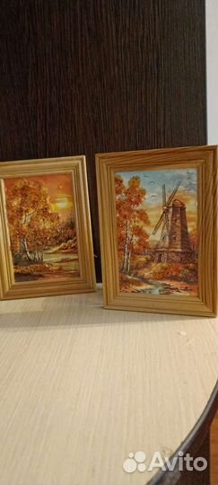 Картина из янтаря