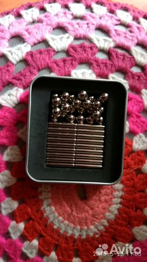 Шарики, кубики, палочки, магнитные