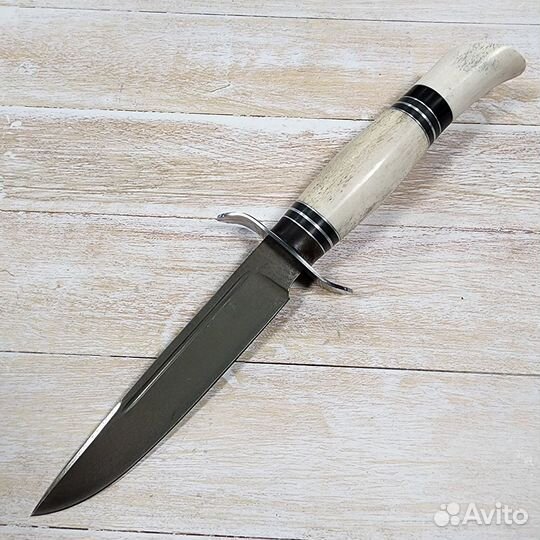 Нож нквд ст.Х12мф (кость/эбонит) (Сёмин)