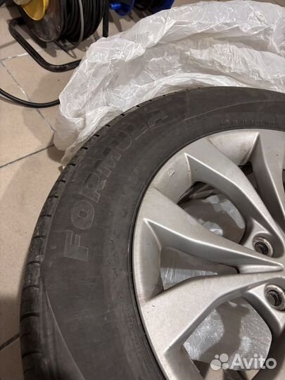 Колеса в сборе на литых дисках r17 летние