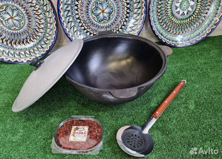 Кaзан чугунный 8л