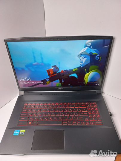 Игровой ноутбук MSI GF66 Katana
