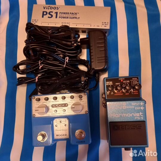 Гитарные педали эффектов Boss PS-6 и другие