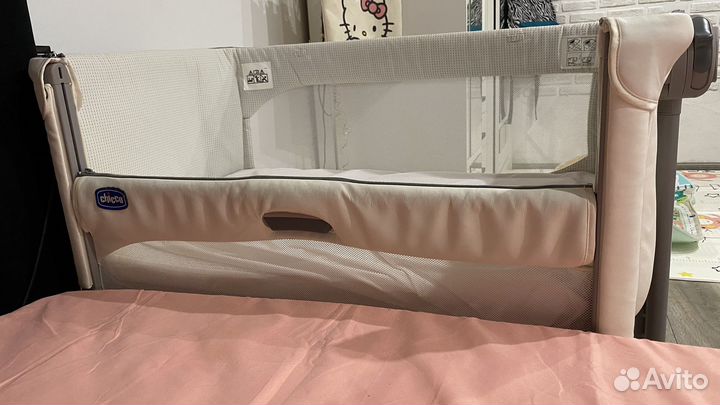 Кроватка детская приставная chicco next2me