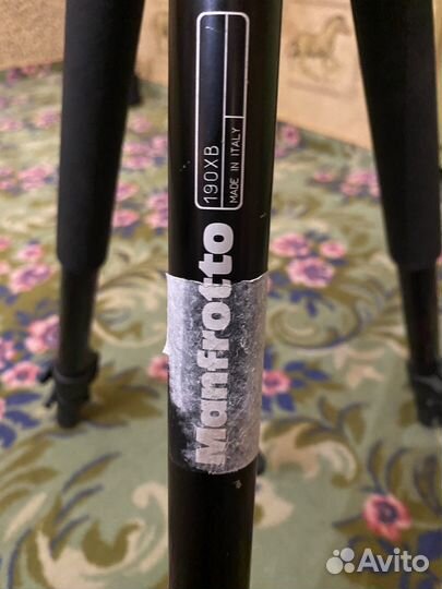 Штатив manfrotto 190xb с головой