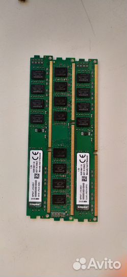 Оперативная память ddr3 8 gb 1600 kingston