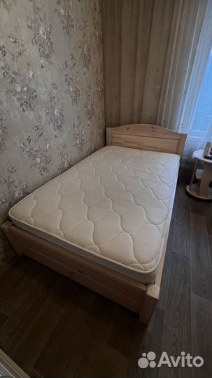 Кровать с матрасом 120х200