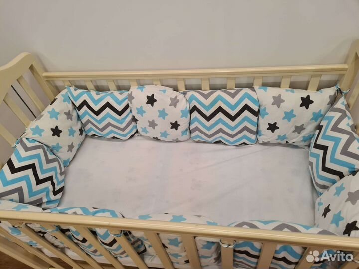 Бортики в детскую кроватку