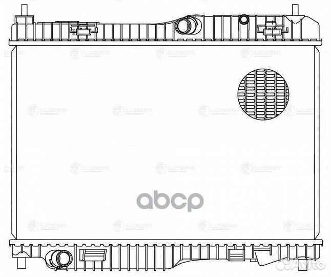 LRC 1086 радиатор системы охлаждения Ford EcoS