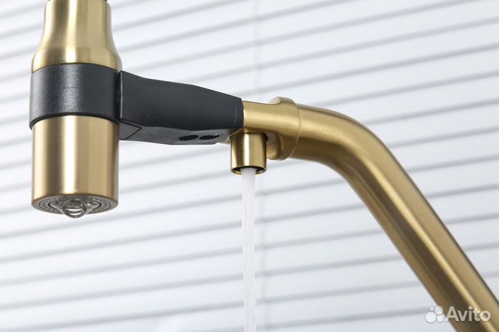 Смеситель для кухни G4398-83 с гибким изливом филь