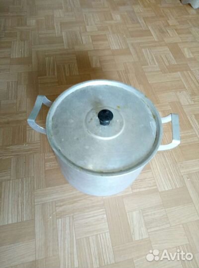 Кастрюля алюминиевая СССР 8 л