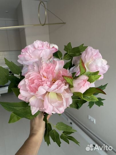 Искусственные цветы Пионы