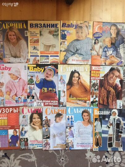 Журналы по кулинарии, вязанию и рукоделию