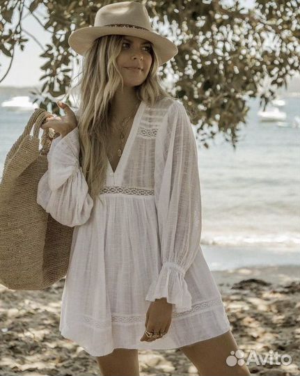 Пляжная туника платье