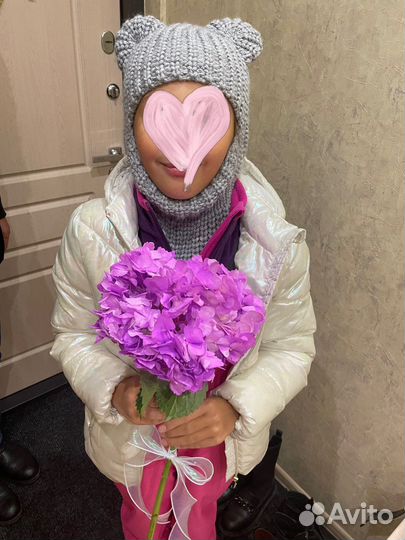 Детская шапка шлем с ушками (мишка)