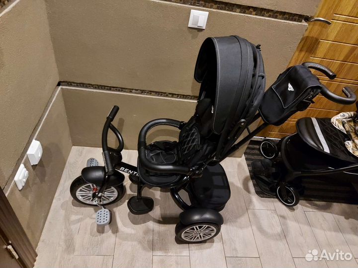 Трехколесный велосипед с родительской ручкой