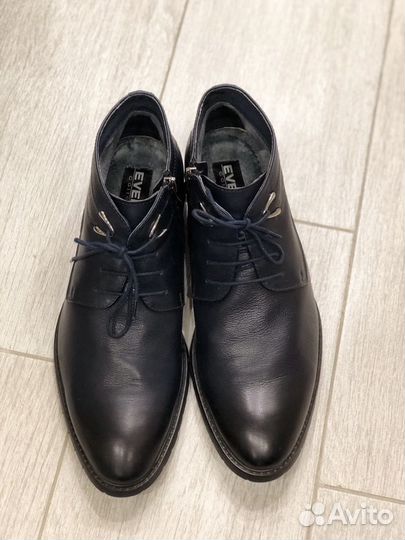 Ботинки кожаные