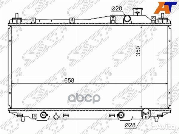 Радиатор Honda Civic 00-06 / Civic Ferio 00-05