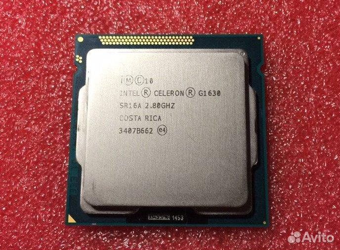 Процессор s1155 2 ядра Celeron G1630 intel