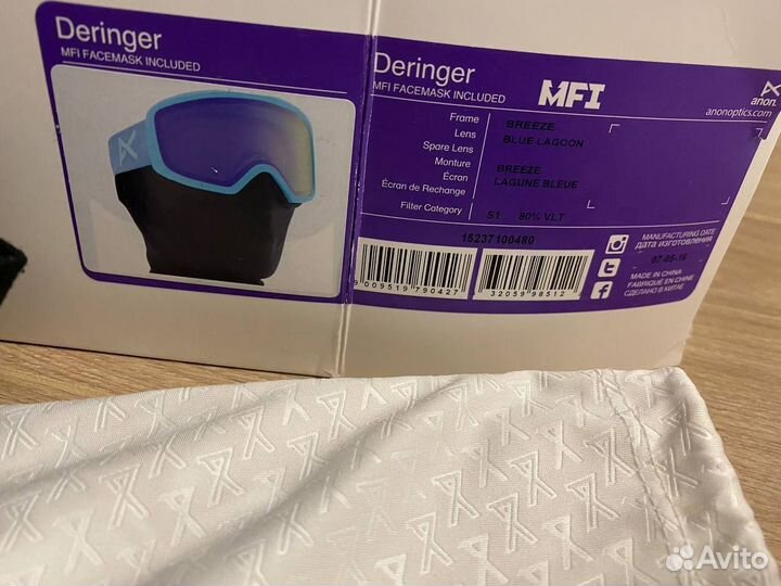 Горнолыжная маска Anon Deringer MFI