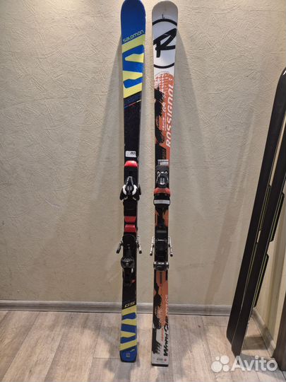 Горные лыжи Salomon gs 166, rossingnol 166 gs